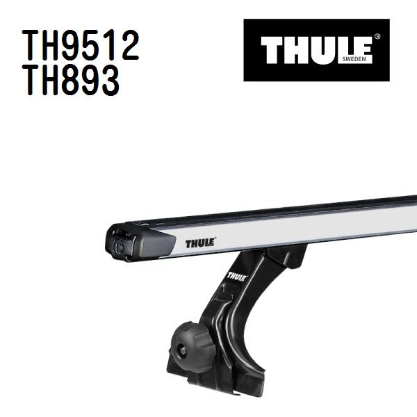 トヨタ ハイエース THULE スーリー ベースキャリア TH9512 TH893