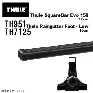 日本最大級の品揃え TH951+7125 THULE ベースキャリア ニッサン キャラバン15 430円