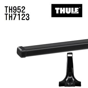 THULE ベースキャリア セット TH952 TH7123 送料無料｜hakuraishop