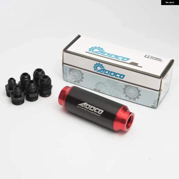 並行輸入品 カーレーシングインライン燃料オイル フィルター AN10 AN8 AN6フィッティング ...