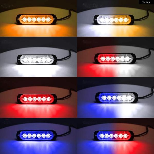 並行輸入品 LED ストロボサイド ハザード灯 12Vストロボ グリル 点滅 ライトバー 車ビーコン...