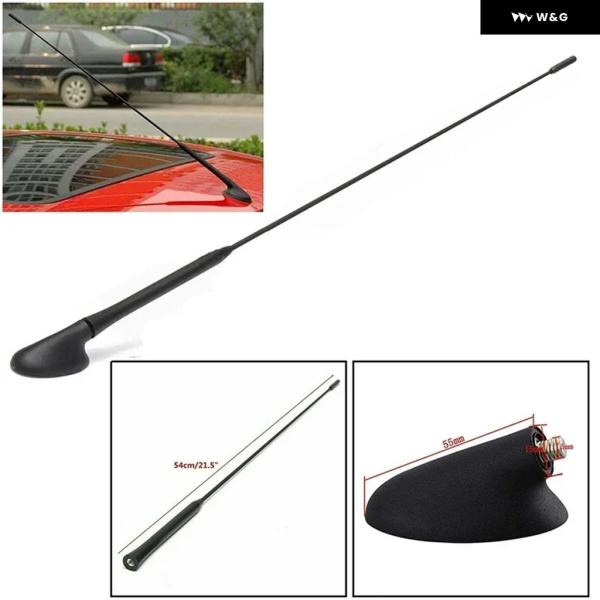 並行輸入品  車用ルーフアンテナマスト ベース付き AM/FM ラジオ アンテナ マウント 95GP...