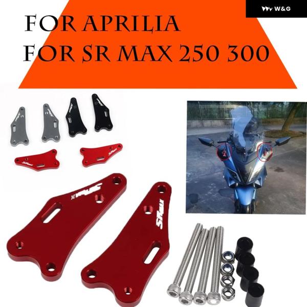 並行輸入品  アプリリア SR MAX MAX 300 MAX250 アクセサリー ミラー サポート...