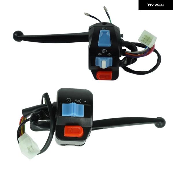 並行輸入品1ペア 12V 防水 オートバイ バイク 左と右 ハンドルバー コントロール スイッチ ホ...