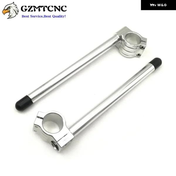 並行輸入品オートバイ バイク レーシング ビレット CNCクリップオン ハンドルバー 7/8インチバ...