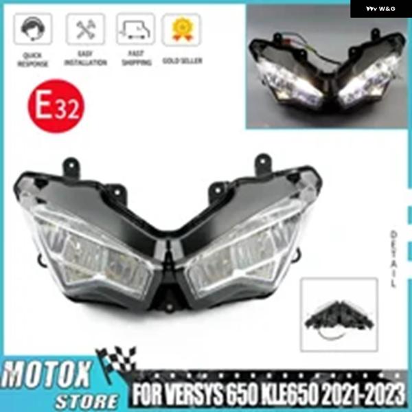 並行輸入品オートバイ ヘッドライト LED ヘッドランプ アセンブリ 2022 - 2024 カワサ...