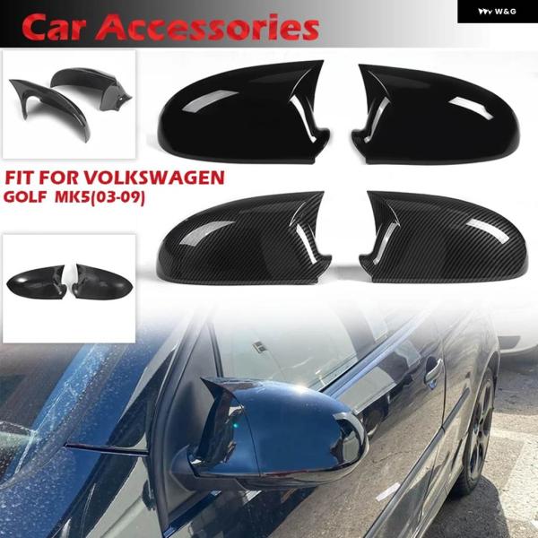 並行輸入品 VW GOLF 5 MK5 2003-09用ミラー カバー /カーボン サイドウィングミ...