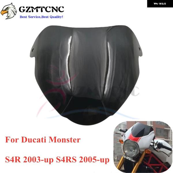 並行輸入品 ウインドシールド ウインドスクリーン ドゥカティ MONSTER S4R MS4R 20...