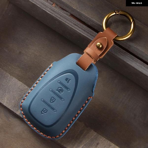 並行輸入品 レザー製カーリモートキーカバー ケース シボレー ブレイザー カマロ クルーズ エクイノ...