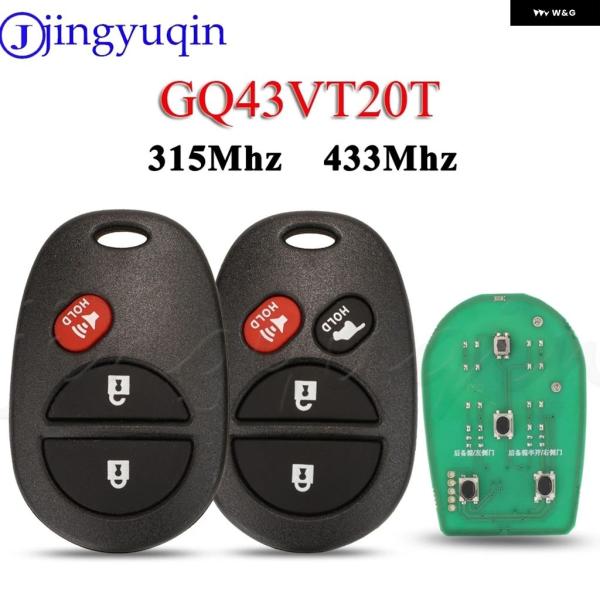 並行輸入品 JYQ GQ43VT20T 315MHZ 433MHZ リモートカーキーフォブ トヨタ ...