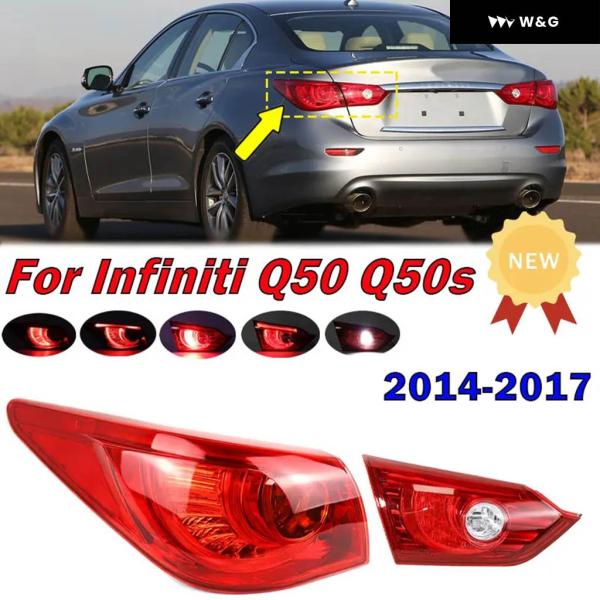 並行輸入品  カーアクセサリー インフィニティ Q50 2014-16 テールライト リアブレーキラ...