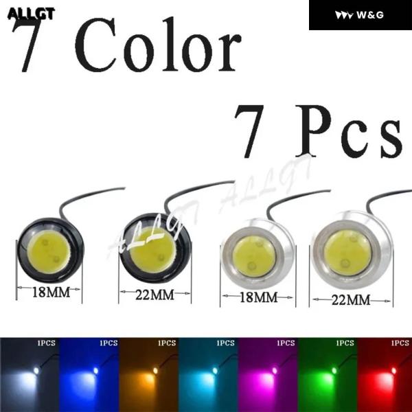 並行輸入品  18MM/23MM LED イーグルアイライト カーフォグ DRL デイタイム リバー...