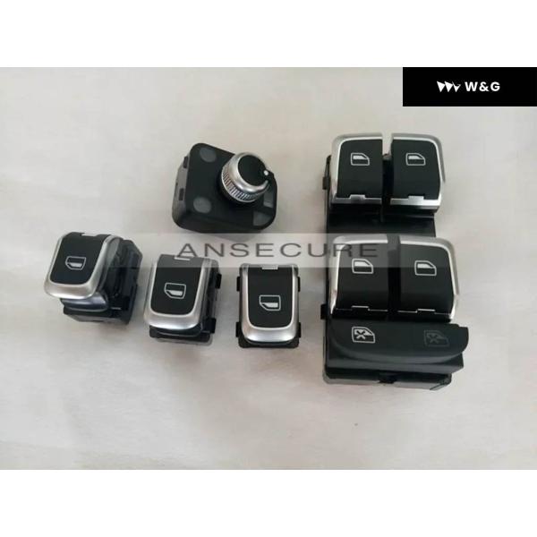 並行輸入品OEM 5個 フロント マスターパワー ドア ウィンドウ スイッチ ボタン ミラー スイッ...