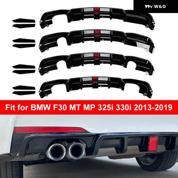 並行輸入品車用リア バンパー スポイラー ディフューザー リップ ライトBMW F30 MT MP ...