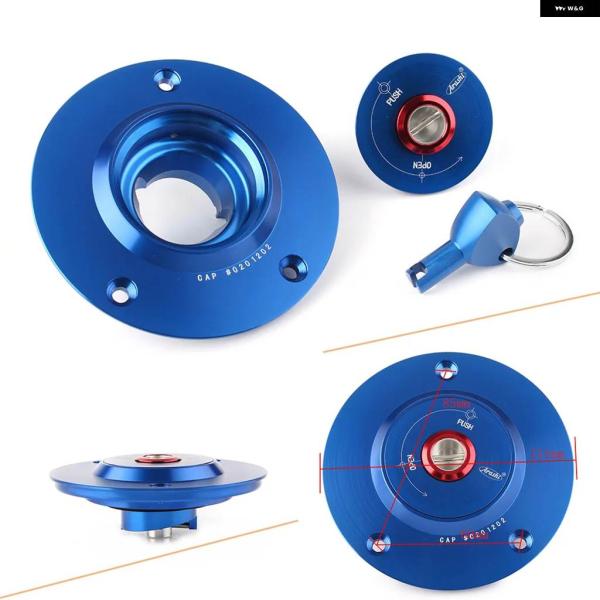 並行輸入品 オートバイ 燃料 フィラー カバー ガス タンクキャップ プロテクター キー付き スズキ...
