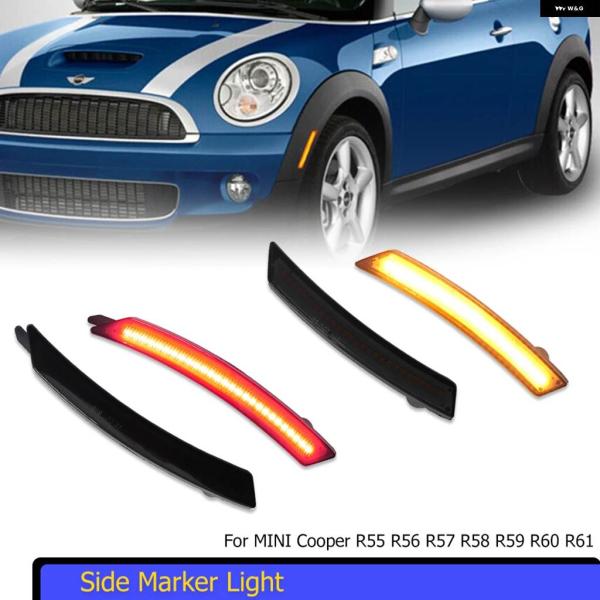 並行輸入品 車用 LED フロント/リア バンパー サイドマーカー ウィンカーライト パーキング ラ...