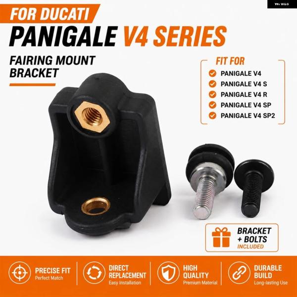 並行輸入品 1個 フェアリング ブラケット サポート ドゥカティ PANIGALE V4 V4S V...