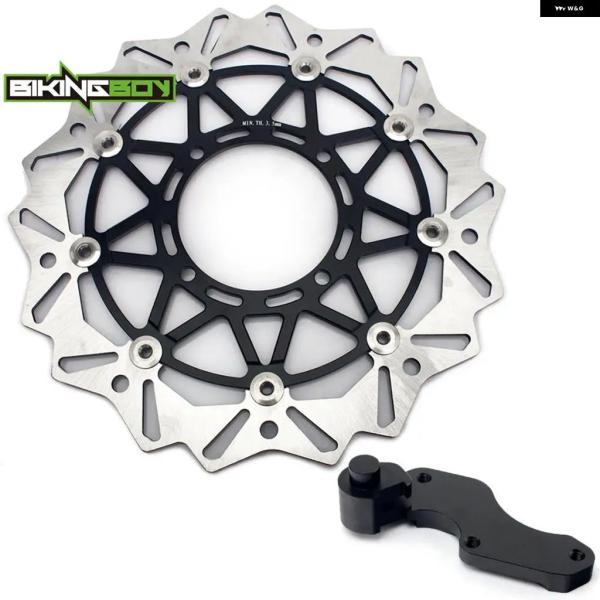 並行輸入品 320MM フロント ブレーキディスク ローター ブラケット KX125 KX250 K...