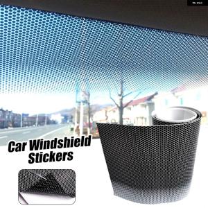 並行輸入品 車用 フロントガラス サン シェード フィルム ステッカー 静電吸着ハニカムメッシュフィルム サンバイザー 断熱フィルム 200X15CM