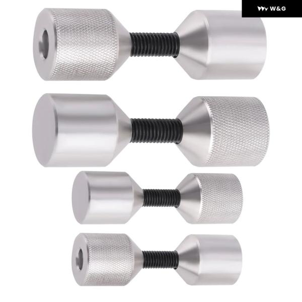 並行輸入品 4個フランジ 2穴フランジピン 1-1/8インチと5/8インチ直径 最大3インチ厚さセッ...