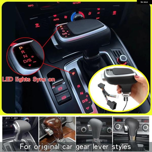 並行輸入品 LED シフト ノブ アウディ A6 C6 C7 A4 B8 S6 A7 A5 8T Q...