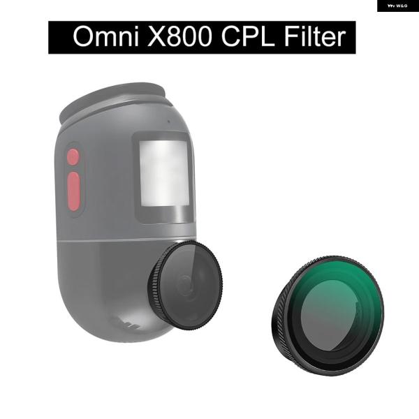 並行輸入品 70MAI ダッシュカム 4K OMNI X800 CPL フィルター HDレンズ 反射...