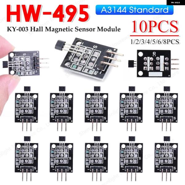 並行輸入品 10-1PCS KY-003 A3144 スタンダードホール磁気センサー モジュール A...
