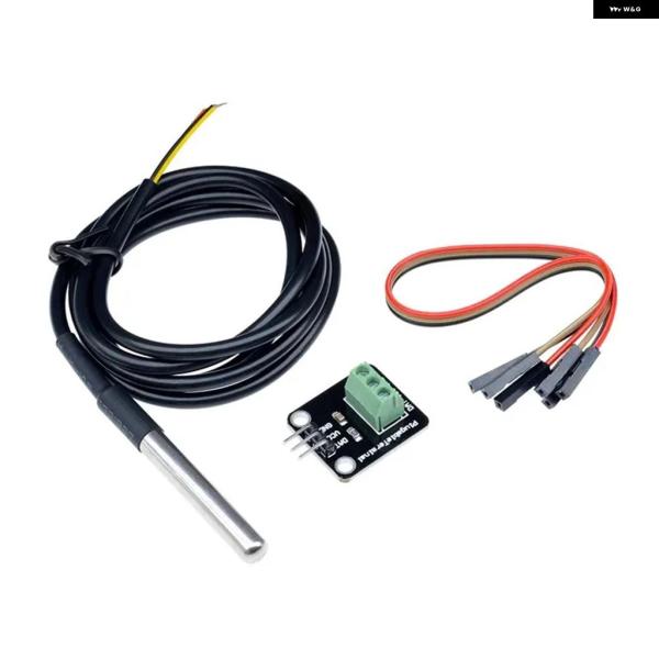 並行輸入品 DS18B20温度センサー モジュール キット 防水 100CMデジタルセンサー ケーブ...