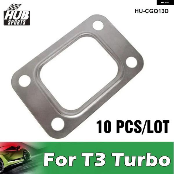 並行輸入品 10個 /ロット 4ボルトT3ターボガスケット 304 ステンレス T3 T34 T35...