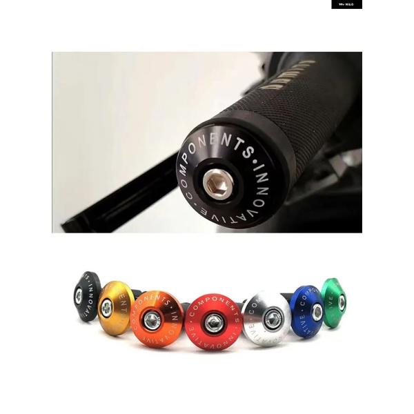 並行輸入品 オートバイ ハンドルバー エンドウェイト グリップ キャップ BWSハンドルプラグ