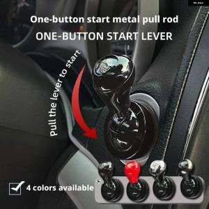 並行輸入品 車用ワンタッチスタート ボタン プッシュ スタートロッカー レバー 飾 プッシュ ロッカーワンタッチスタートアクセサリー