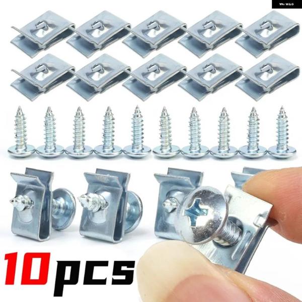 並行輸入品 17MM U型ファスナー クリップ ネジ 車用ネジクリップ 防錆 フェンダー バンパー ...