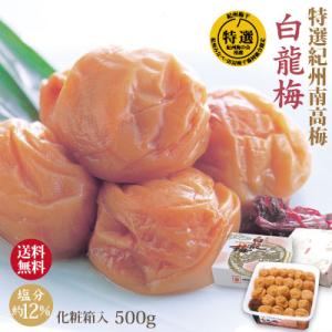 梅干し 特選 紀州南高梅 白龍梅 100g 簡易包装 塩分約12％ 和歌山