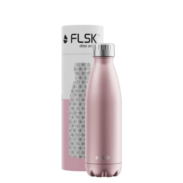 FLSK フラスク 炭酸対応 水筒 500ml 真空断熱 ドイツ ステンレスボトル 保温 保冷 炭酸...