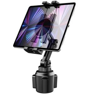 woleyi 車載ホルダー タブレットカップホルダー 携帯スタンド 車ドリンクipadホルダー 伸縮アーム