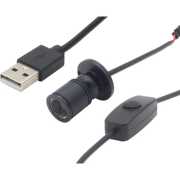 オーディオファン USBスポットライト 高輝度LED USB-A LED 小型 スポットライト ショ...