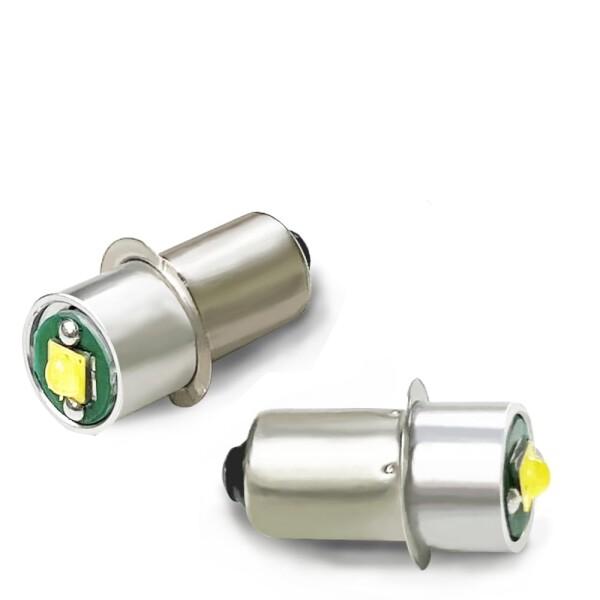 2 個 P13.5S LED 電球 6V-24V 対応（6/9/12/16/18/24V）3W 60...