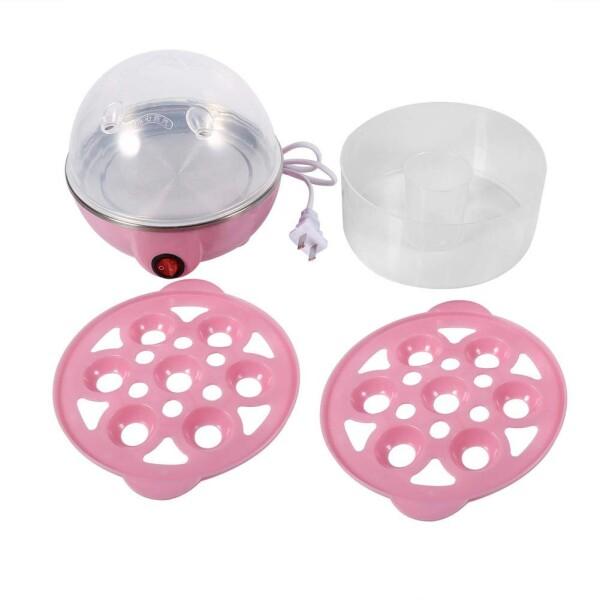 卵メーカー電気卵蒸し器卵蒸し器炊飯器蒸し器多機能ラピッドエッグフォーエッグ(Pink)