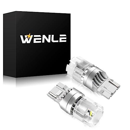 WENLE ステルスバルブ バックランプ T20 LED シングル ホワイト 6000K 3200L...