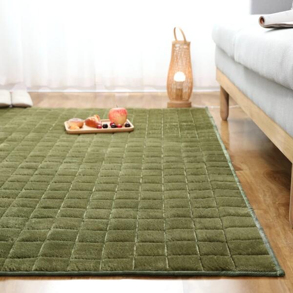 VK Living カーペット キルトラグ ラグマット 絨毯 ラグ 130×190cm(約1.5畳)...
