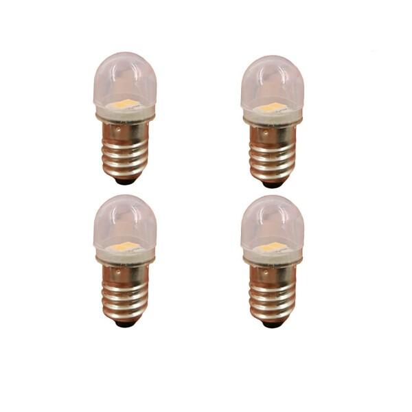 4個セット E10 口金サイズ LED豆電球 3V対応 0.5W (3V)