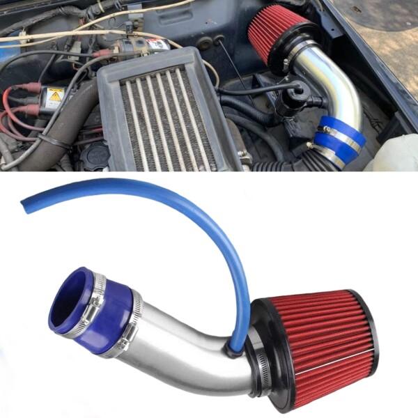 VEHSUN エアクリーナー セット 車用 76mm内径対応 エアインテークパイプ アルミ製 自動車...