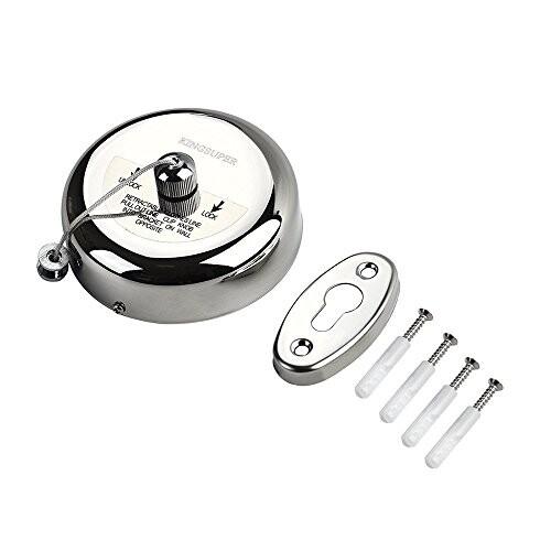 LUCKYBEE 物干し 2.8m 洗濯ロープ ワイヤー 室内 部屋 自動 巻き取り 収納式 自由伸...