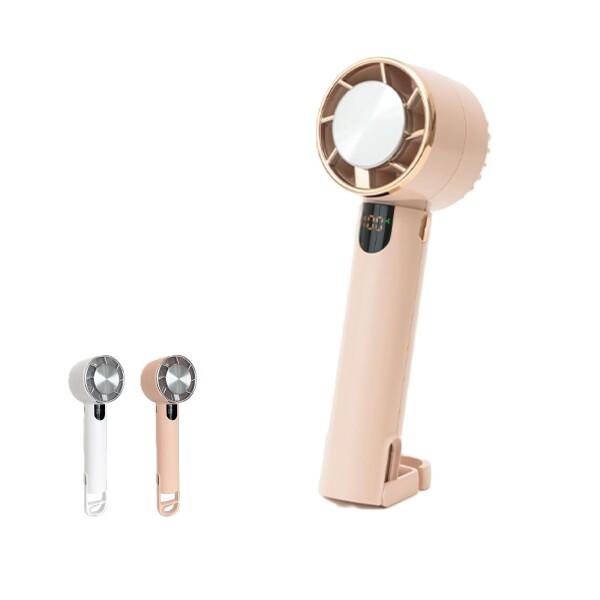 携帯扇風機 冷却プレート ハンディ扇風機 3段階風量 2000mAh 扇風機 小型 強力 ハンディフ...