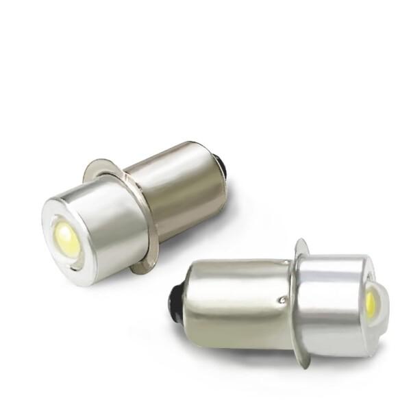 2 個 P13.5S 6V-24V LED 電球 1W 6000k 白 (6V 9V 12V 16V...