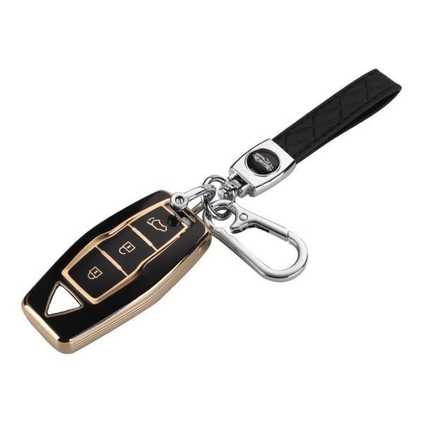 (Kinotaka) 三菱専用 TPU製 新型 アウトランダースマートキーケース New Outla...