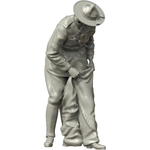 コッパーステートモデル 1/32 アメリカ 陸軍航空部 飛行士1 レジンキット COPF32055