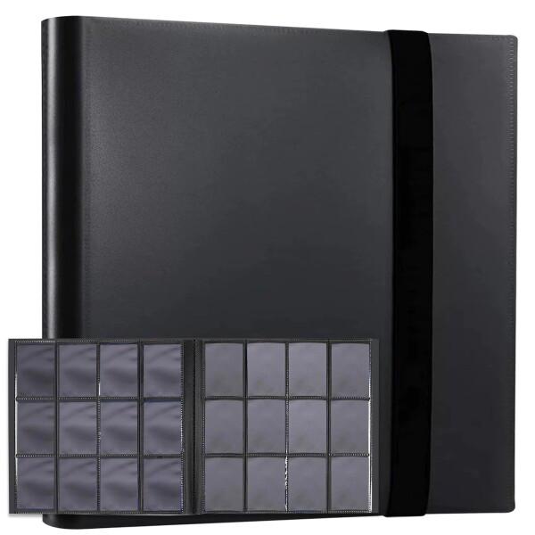 REIYAIBA カードファイル トレーディングカード バインダー スリーブ対応 横入れ コレクショ...