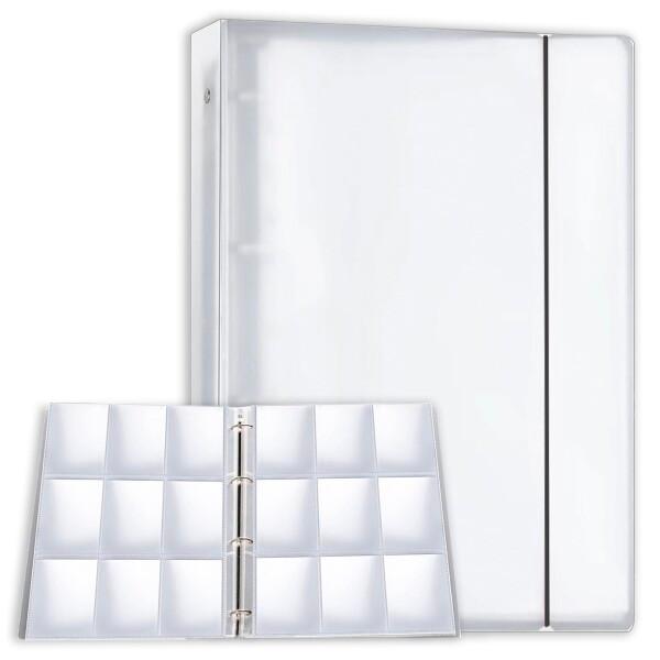 REIYAIBA トレーディングカードファイル 9ポケット 両面収納 自由に取り外し可能 ビニール ...