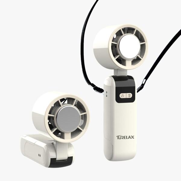 携帯扇風機 ハンディファン 冷感プレート 首掛け扇風機 ストラップ付き ミニファン USB充電式 1...